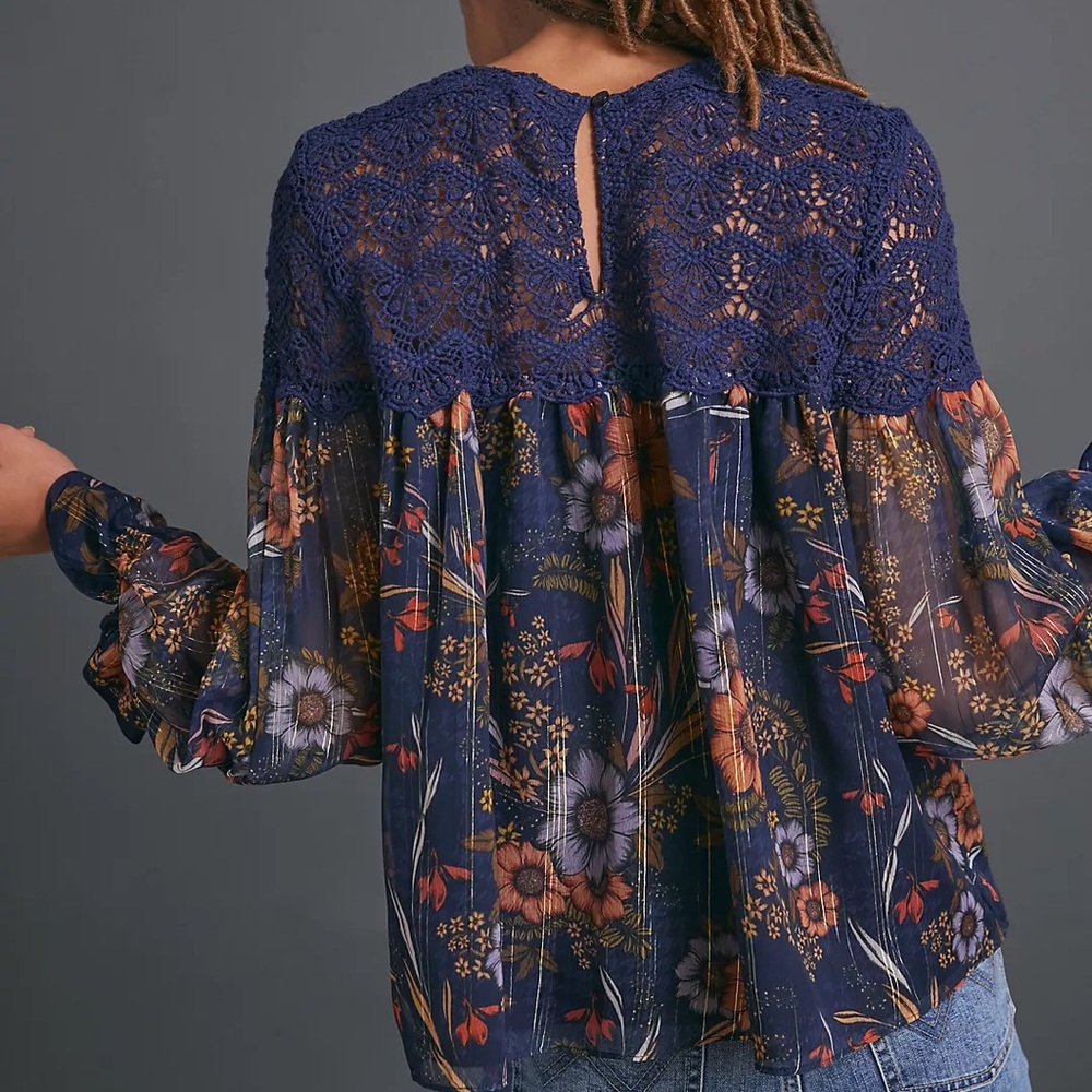 Anthropologie Cristy Crochet Blouse by
Mynah - Picture 11 of 16